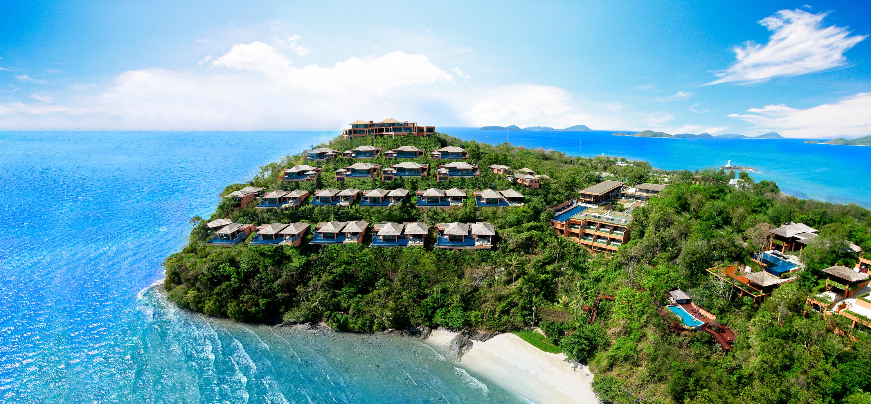 Sri Panwa Phuket Luxury Pool Villa Hotel - Sha Plus Exterior foto Aerial view of the resort