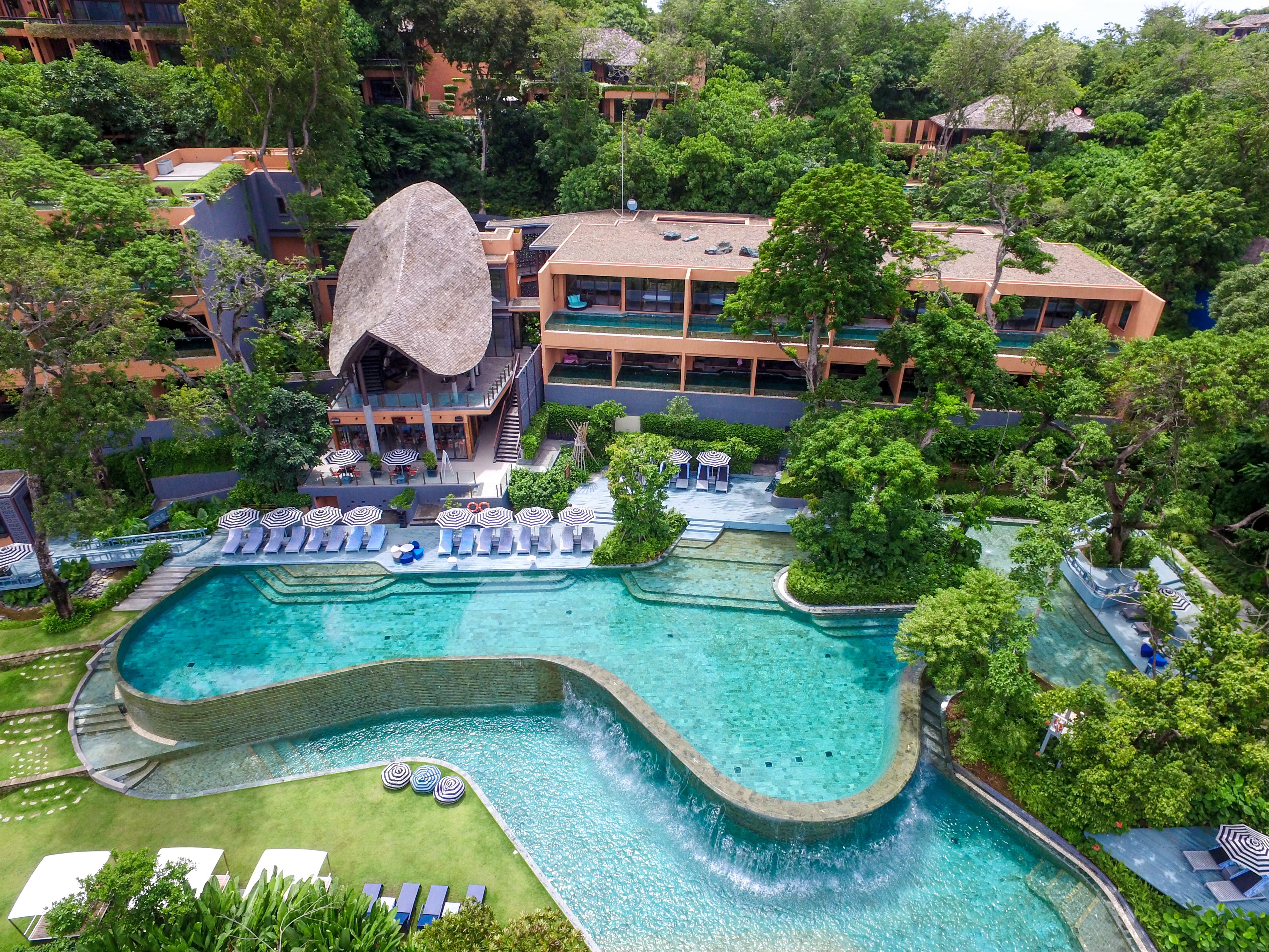 Sri Panwa Phuket Luxury Pool Villa Hotel - Sha Plus Exterior foto Aerial view of the resort